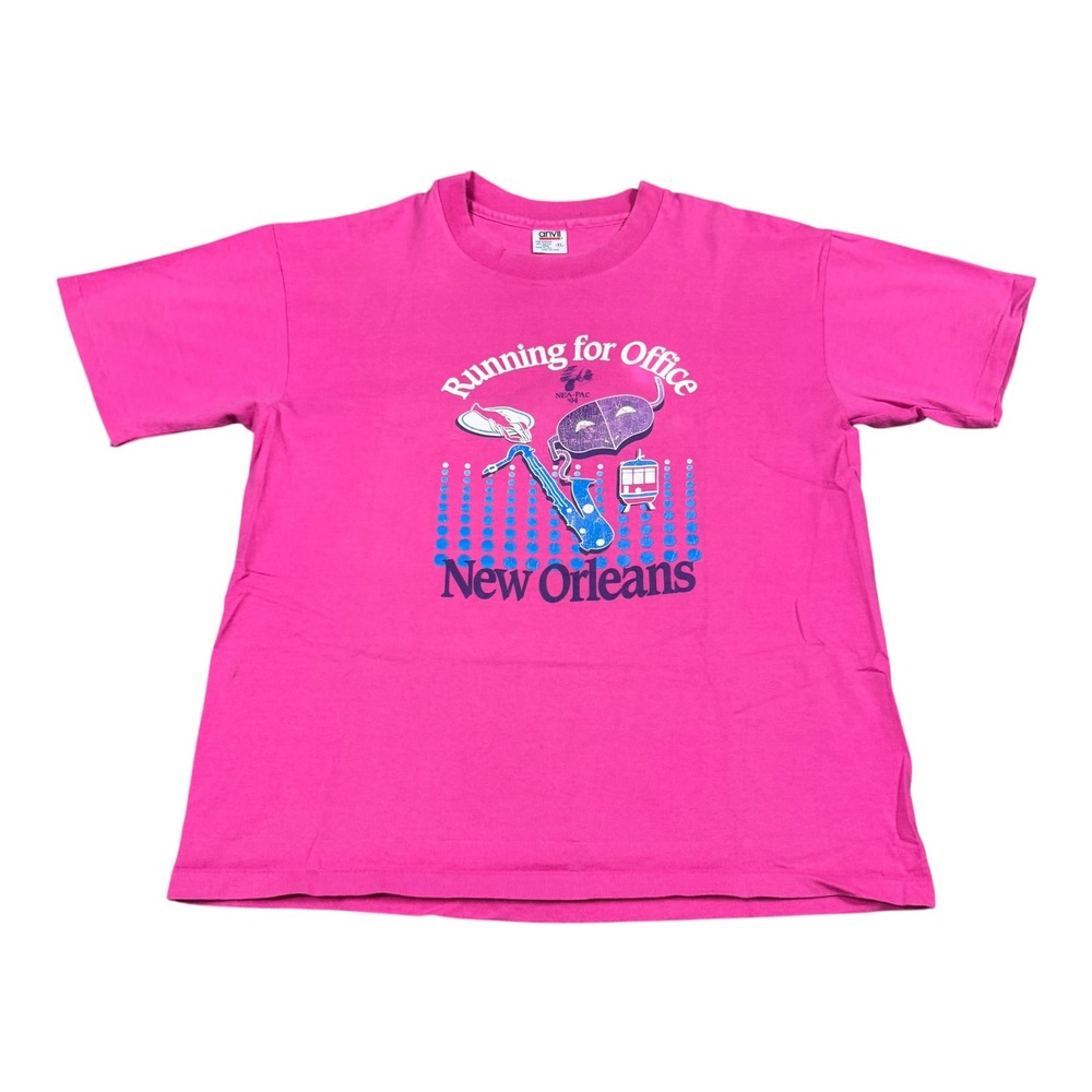 Vintage 1994 National Education Association New Orleans Pink Shirt Women's‎ XL